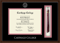 Carthage College Tassel Edition Diploma Frame in Delta