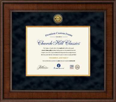 Fire Department Certificate Frames and Gifts certificate frame - Presidential Fire Department Certificate Frame in Madison