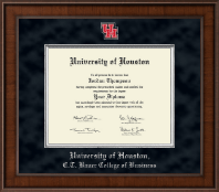 University of Houston diploma frame - Presidential Spirit Medallion Diploma Frame in Madison