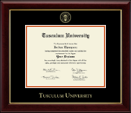 Tusculum University Gold Embossed Diploma Frame in Gallery