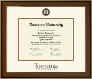 Tusculum University Dimensions Diploma Frame in Westwood