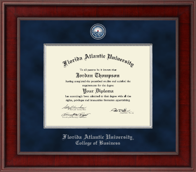 Florida Atlantic University diploma frame - Presidential Masterpiece Diploma Frame in Jefferson