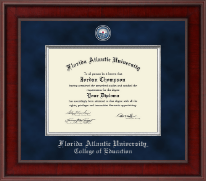 Florida Atlantic University Presidential Masterpiece Diploma Frame in Jefferson