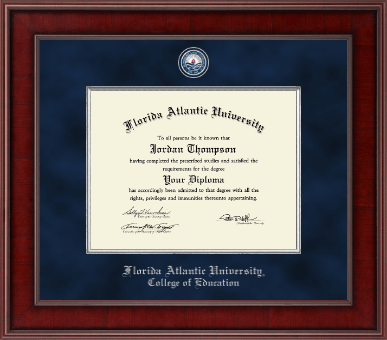 Florida Atlantic University diploma frame - Presidential Masterpiece Diploma Frame in Jefferson