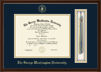 The George Washington University Tassel Edition Diploma Frame in Delta
