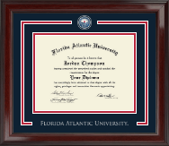 Florida Atlantic University diploma frame - Showcase Edition Diploma Frame in Encore