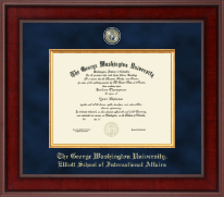 The George Washington University Presidential Masterpiece Diploma Frame in Jefferson