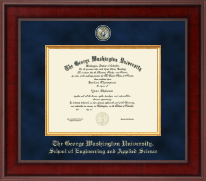 The George Washington University Presidential Masterpiece Diploma Frame in Jefferson