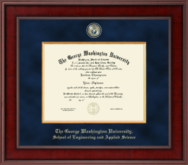 The George Washington University diploma frame - Presidential Masterpiece Diploma Frame in Jefferson