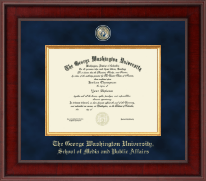 The George Washington University diploma frame - Presidential Masterpiece Diploma Frame in Jefferson