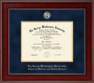The George Washington University diploma frame - Presidential Masterpiece Diploma Frame in Jefferson