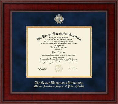 The George Washington University diploma frame - Presidential Masterpiece Diploma Frame in Jefferson