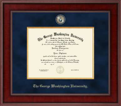 The George Washington University diploma frame - Presidential Masterpiece Diploma Frame in Jefferson