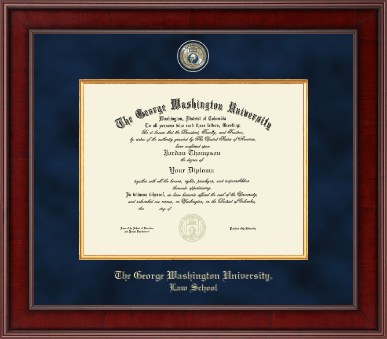 The George Washington University diploma frame - Presidential Masterpiece Diploma Frame in Jefferson