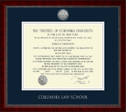Columbia University Silver Engraved Medallion Diploma Frame in Sutton