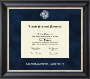 Lincoln Memorial University diploma frame - Regal Edition Diploma Frame in Noir