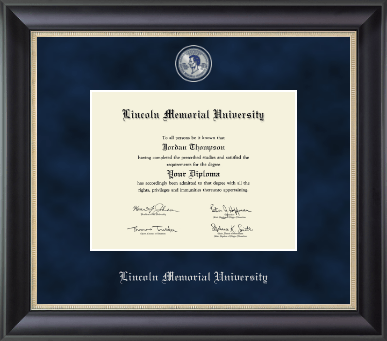 Lincoln Memorial University diploma frame - Regal Edition Diploma Frame in Noir