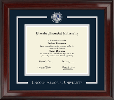 Lincoln Memorial University diploma frame - Showcase Edition Diploma Frame in Encore