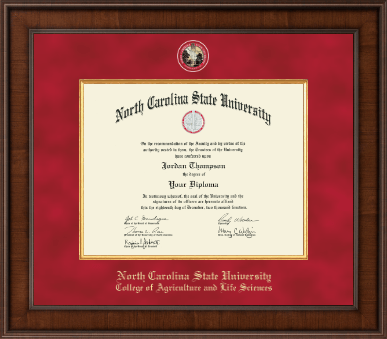 North Carolina State University diploma frame - Presidential Masterpiece Diploma Frame in Madison