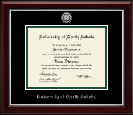 University of North Dakota diploma frame - Silver Engraved Medallion Diploma Frame in Gallery Silver