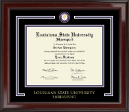Louisiana State University at Shreveport Showcase Edition Diploma Frame in Encore