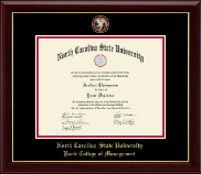 North Carolina State University diploma frame - Masterpiece Medallion Diploma Frame in Gallery