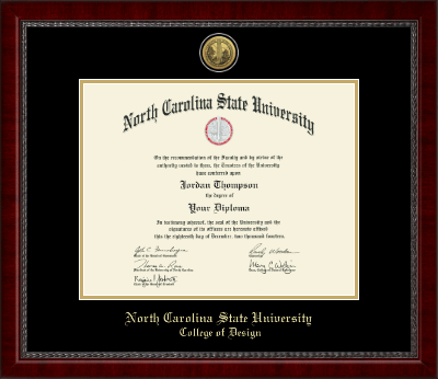 North Carolina State University diploma frame - Gold Engraved Medallion Diploma Frame in Sutton