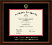 North Carolina State University diploma frame - Gold Embossed Diploma Frame in Murano