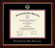 North Carolina State University diploma frame - Gold Embossed Diploma Frame in Murano