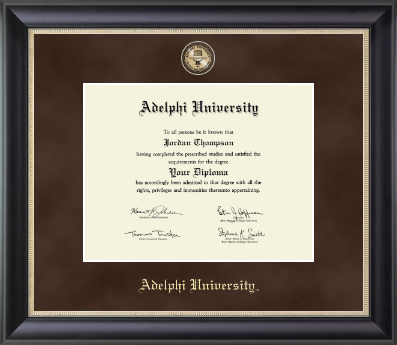 Adelphi University diploma frame - Regal Edition Diploma Frame in Noir