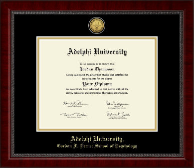 Adelphi University diploma frame - Gold Engraved Medallion Diploma Frame in Sutton