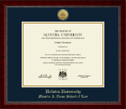 Hofstra University Gold Engraved Medallion Diploma Frame in Sutton