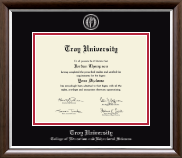 Troy University diploma frame - Silver Embossed Diploma Frame in Devonshire