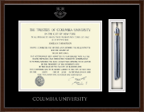Columbia University Tassel Edition Diploma Frame in Delta