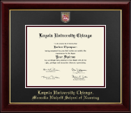 Loyola University Chicago diploma frame - Masterpiece Medallion Diploma Frame in Gallery