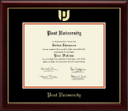 Post University Gold Embossed Diploma Frame in Gallery