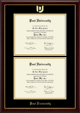 Post University diploma frame - Double Diploma Frame in Gallery