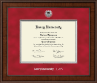 Barry University diploma frame - Presidential Silver Engraved Diploma Frame in Madison