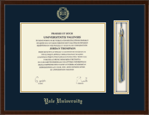 Tassel & Cord Diploma Frame