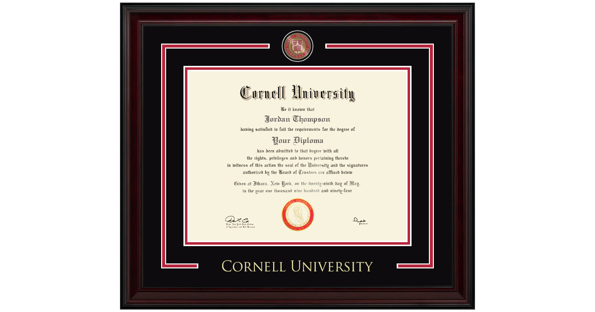 Showcase Edition Diploma Frame in Encore Cornell University - Item