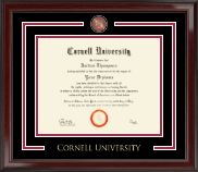 Cornell University diploma frame - Showcase Edition Diploma Frame in Encore