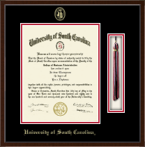 University of South Carolina Tassel Edition Diploma Frame in Delta