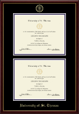 University of St. Thomas diploma frame - Double Diploma Frame in Galleria
