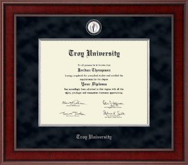 Troy University diploma frame - Presidential Masterpiece Diploma Frame in Jefferson