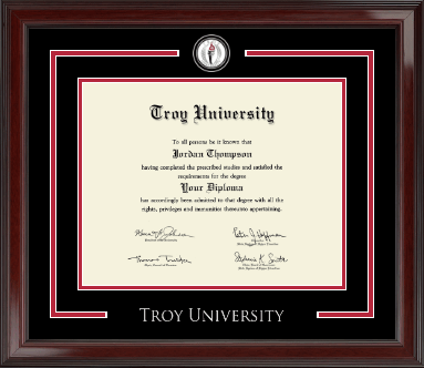 Troy University diploma frame - Showcase Edition Diploma Frame in Encore