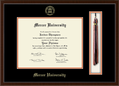 Mercer University diploma frame - Tassel & Cord Diploma Frame in Delta
