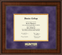 Hunter College Presidential Edition Diploma Frame in Madison