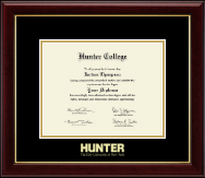 Hunter College diploma frame - Gold Embossed Diploma Frame in Gallery