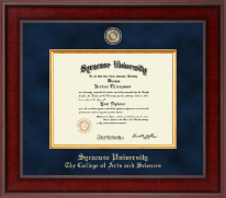 Syracuse University diploma frame - Presidential Masterpiece Diploma Frame in Jefferson
