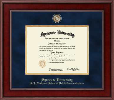Syracuse University diploma frame - Presidential Masterpiece Diploma Frame in Jefferson